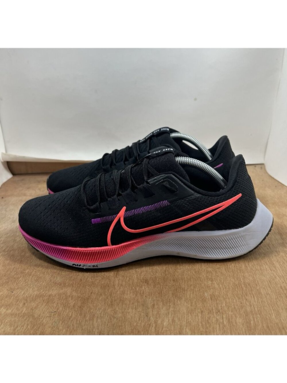Nike Air Zoom Pegasus 39 Shoes Mens Size 10.5 Black Pink Running Gym CW7356-011 - Picture 3 of 9